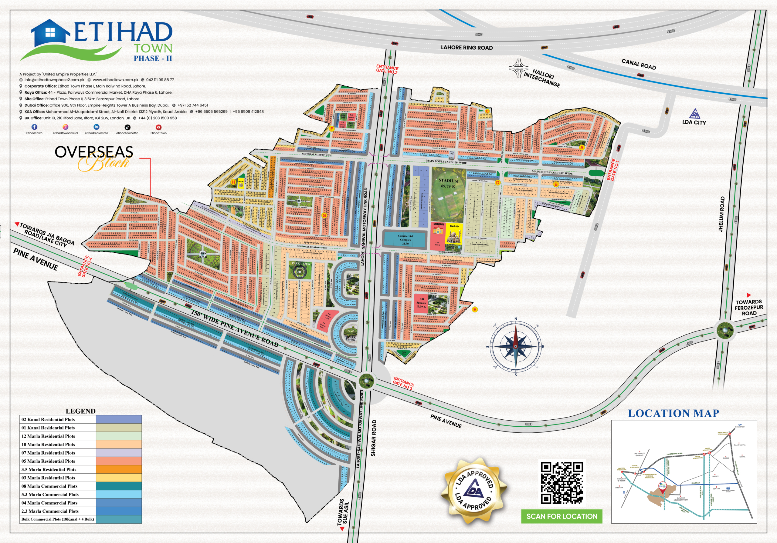 Etihad Town Phase 2 Map & Master Layout