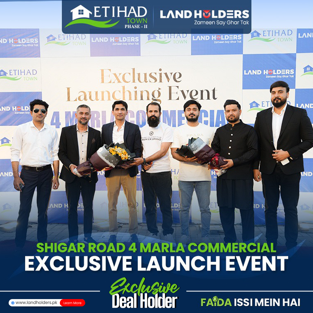 Commercial launch Etihad Town Pakistan