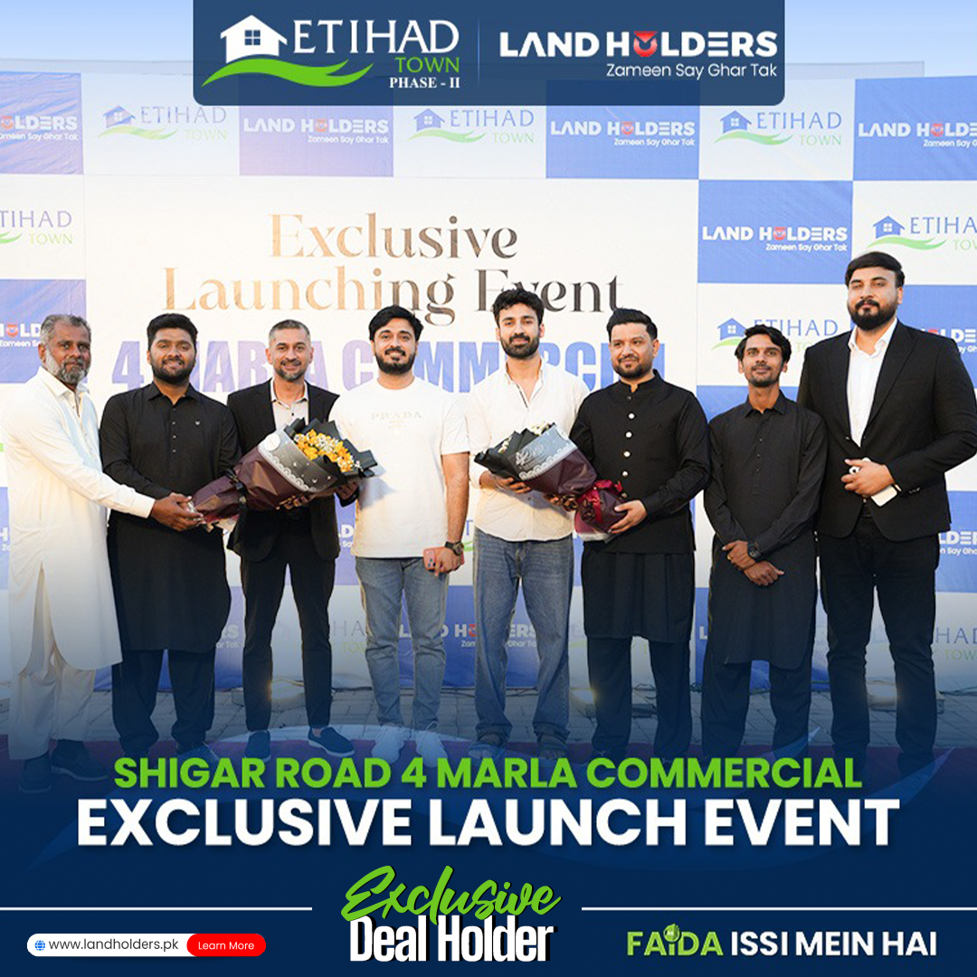 Etihad Town commercial investment Lahore